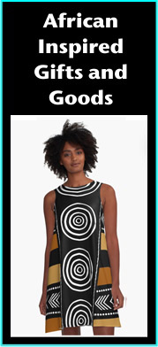 African Printed Bogolan Dress
