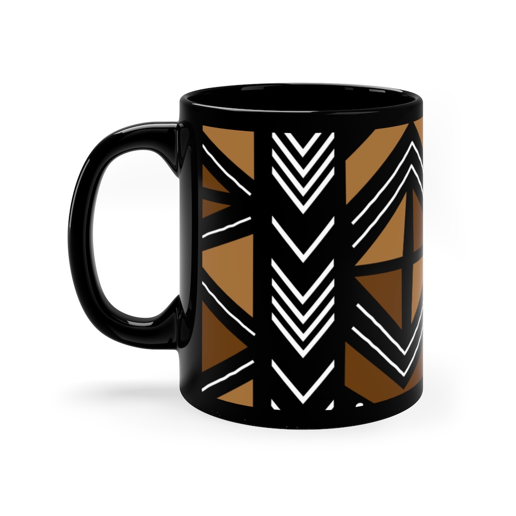 11 oz. African Mud Cloth Design Ceramic Mug